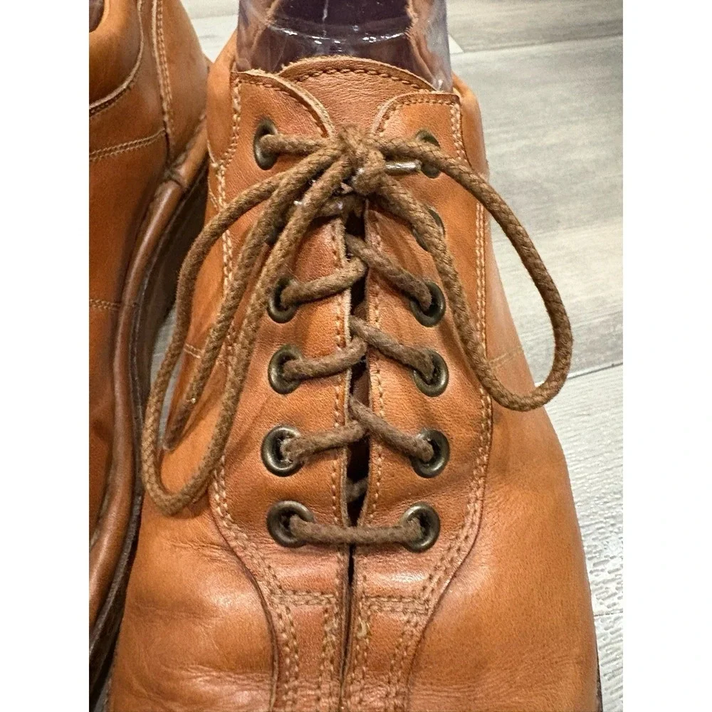 Allen Edmonds Leeds 2.0 Dress Shoes Brown Leather Mens Size 11.5
